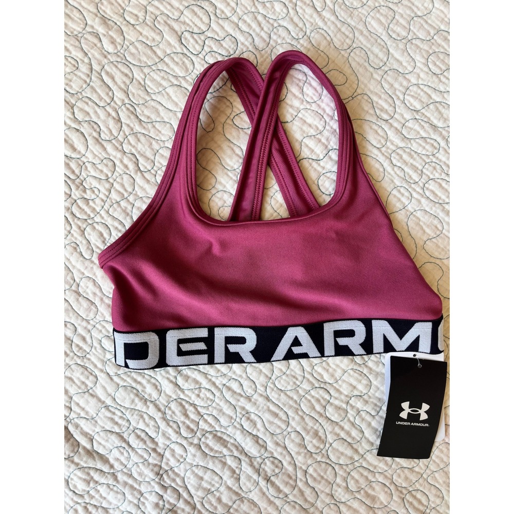 Under Armour Girls Crossback Sports Bra Medium YM